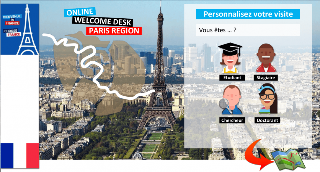 Online Welcome Desk Paris Region